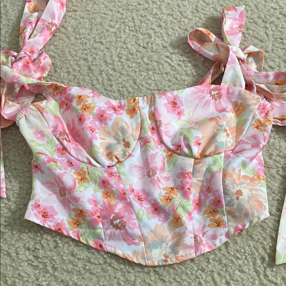 Floral Crop Top